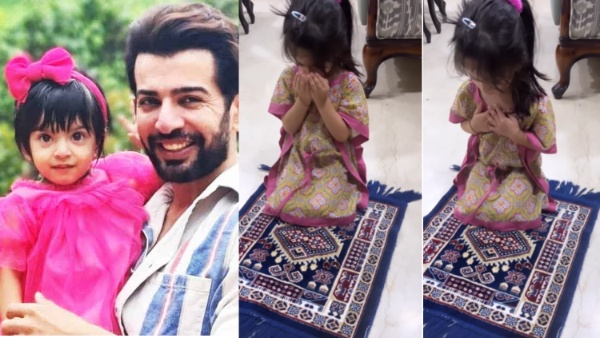 Jay Bhanushali Daughter Offering Namaz