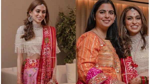  Isha Ambani Look In Diya Mehta Son Mundan Ceremony