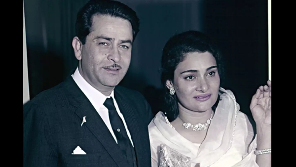 Raj Kapoor and krishna kapoor