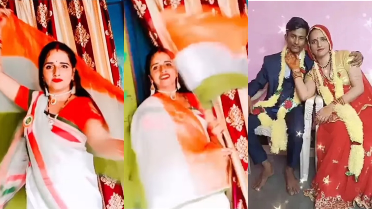 पाकिस्तान से आई सीमा हैदर भर-भर कर दिखा रही भारत प्रेम, तिरंगा दुपट्टा ओढ़कर गर्व से लहराया तिरंगा