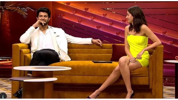 Ananya Pandey, Karan Johar, Vijay Deverakonda
