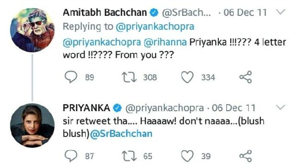Priyanka Chopra, Amitabh Bachchan