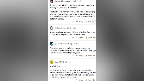 Arjun Kapoor, Malaika Arora