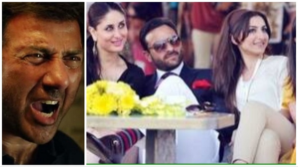 Sunny Deol, Soha Ali Khan Sunny Deol, Soha Ali Khan