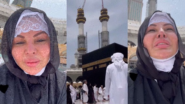 मक्का पहुंच फूट- फूटकर रोईं राखी सावंत