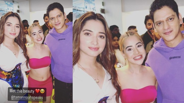 Urfi Javed ने ऐसी ड्रेस में तमन्ना भाटिया के साथ दिए पोज