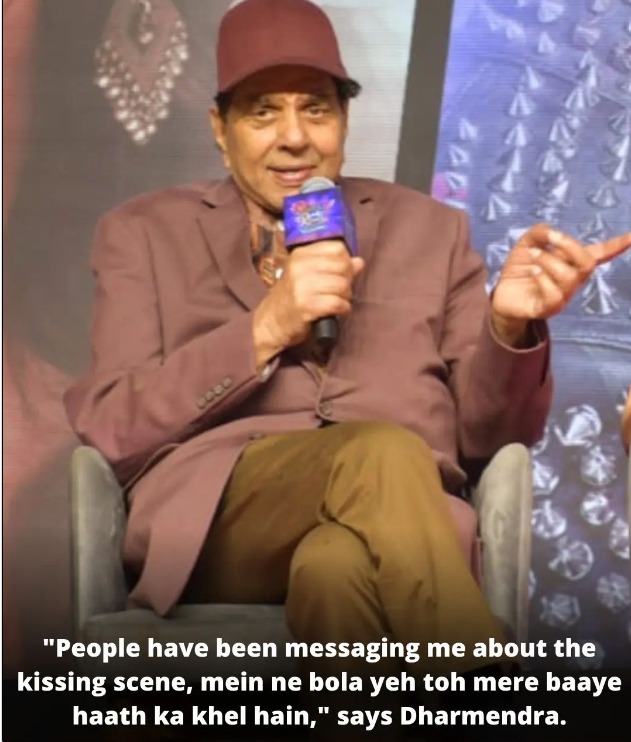 शबाना आजमी संग किसिंग सीन को लेकर बोले धर्मेंद्र