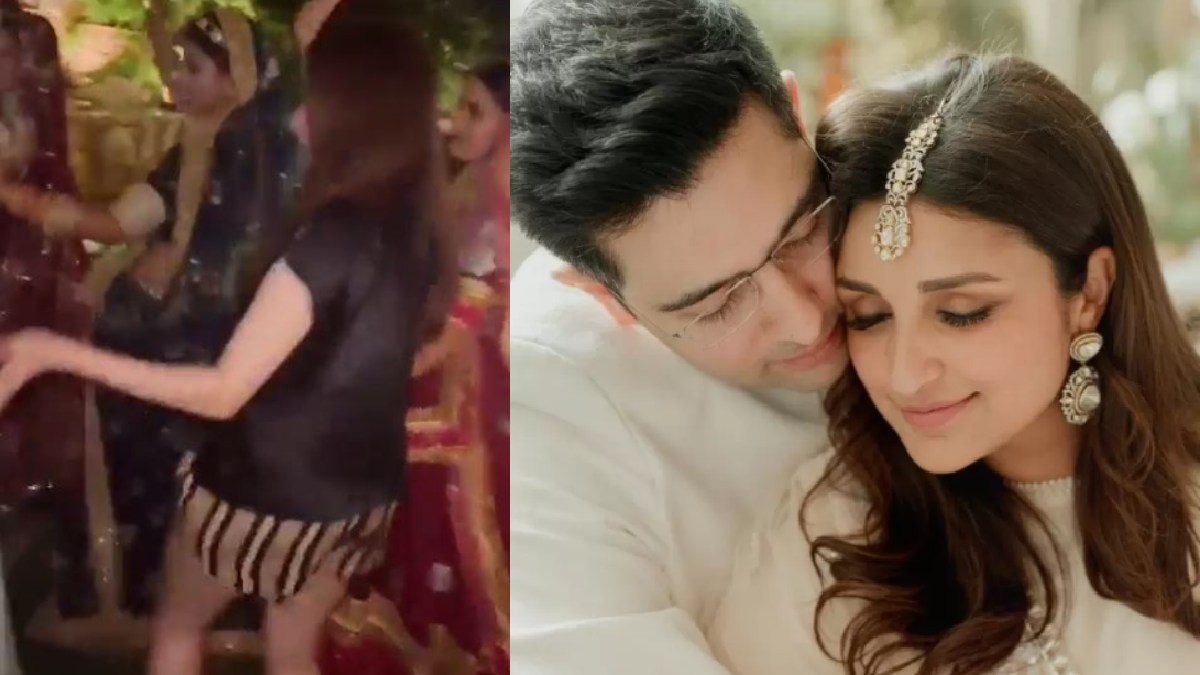 भाग्यश्री का राजस्थानी डांसरों के साथ जमकर डांस