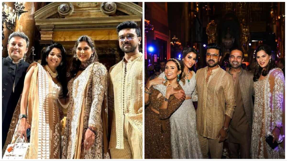 पेरिस में साउथ सुपरस्टार राम चरण और उपासना कामिनेनी ने एथनिक लुक में ढाया कहर