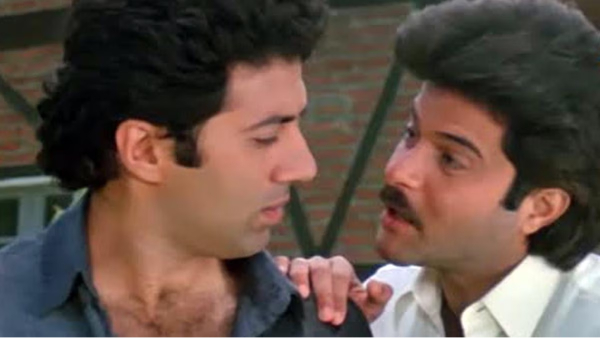 Anil Kapoor Continuously Spitting On Sunny Deol Face Anil Kapoor Continuously Spitting On Sunny Deol Face