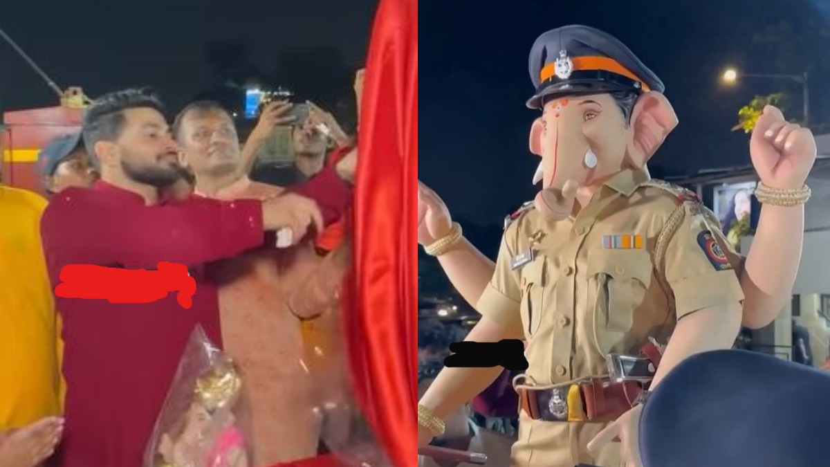 Shiv Thakare ने पुलिस की वर्दी में दिखाए गणपति बप्पा