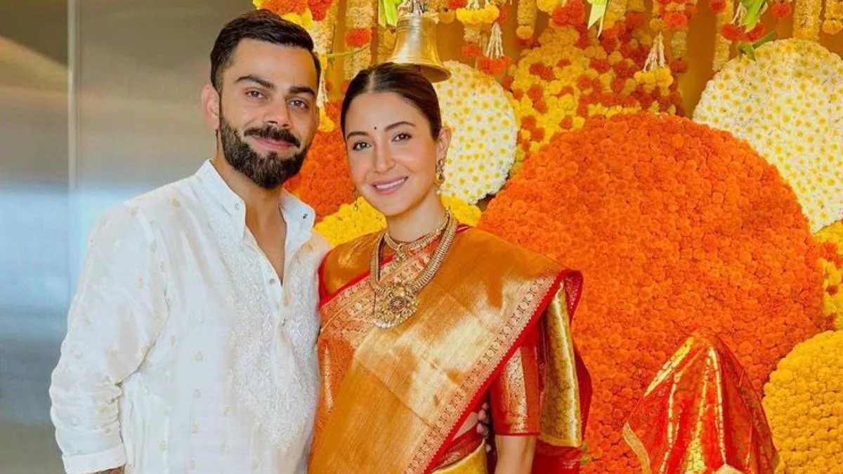 अनुष्का शर्मा-विराट कोहली के घर विराजे बप्पा, गणेश चतुर्थी की तस्वीरें आईं सामने