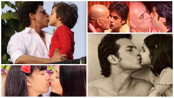 Shahrukh khan to Aishwarya rai bachchan trolled for giving lip kiss to their childrens Shahrukh khan to Aishwarya rai bachchan trolled for giving lip kiss to their childrens