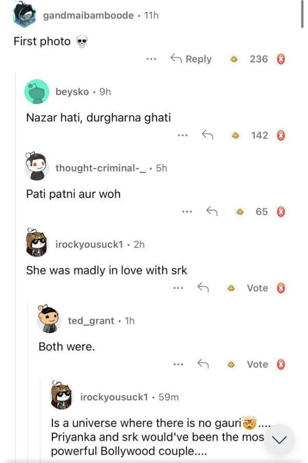 Priyanka Chopra, Shahrukh Khan