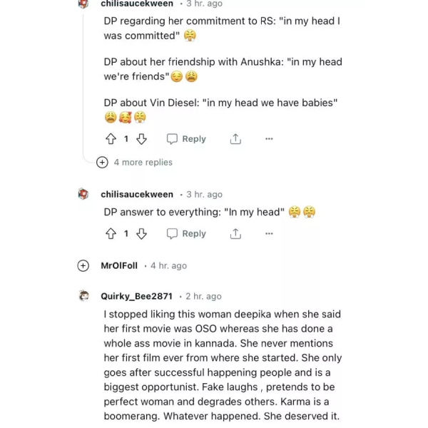 Deepika Padukone, Ranveer Singh, Vin Diesel, Karan Johar