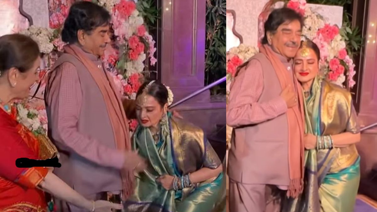 बीवी के सामने Rekha ने छुए Shatrughan Sinha के पैर