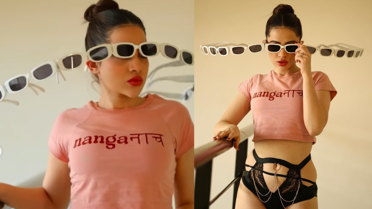 दशहरे पर रावण बनी उर्फी जावेद का 'नंगा नाच'