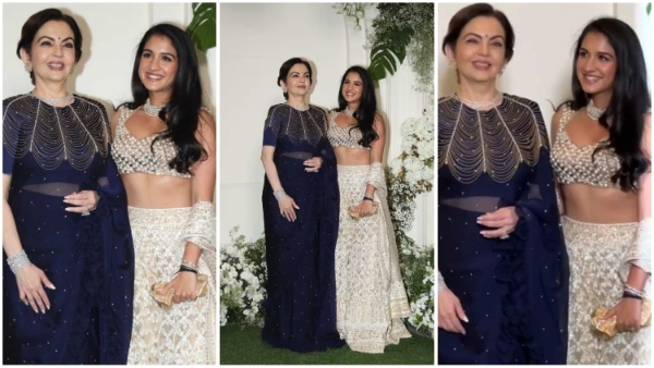 Radhika Merchant, Nita Ambani, Manish Malhotra Radhika Merchant, Nita Ambani, Manish Malhotra