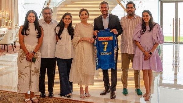 Nita Ambani, David beckham