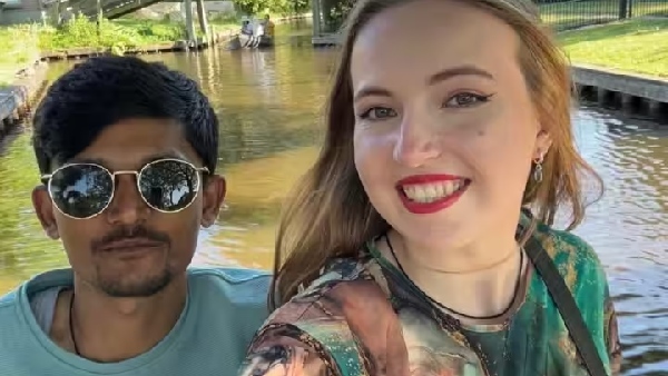 UP village man marries foreign beautiful girl UP village man marries foreign beautiful girl