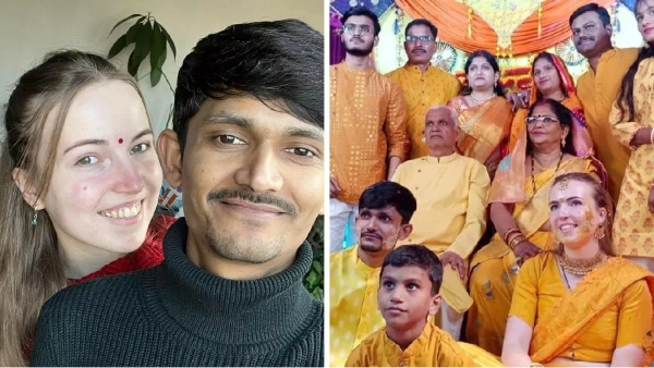 UP village man marries foreign beautiful girl UP village man marries foreign beautiful girl