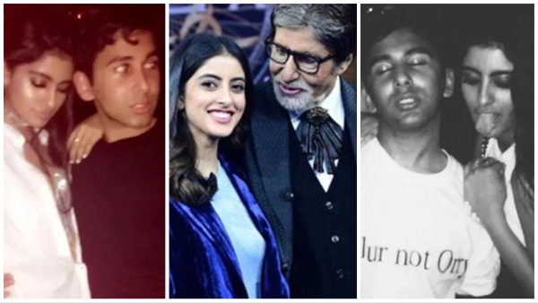 Orry Awatramani, Navya Naveli Nanda, Amitabh Bachchan, Jaya Bachchan, Shweta Bachchan, 