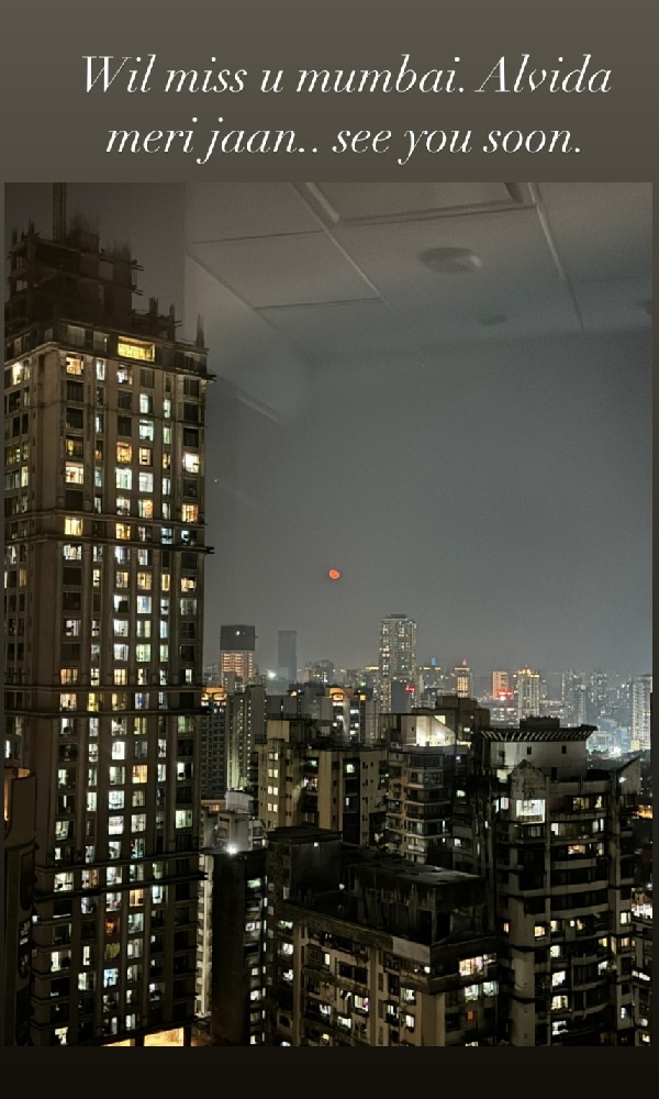 प्रियंका चोपड़ा ने एक भावपूर्ण नोट के साथ मुंबई को अलविदा कहा