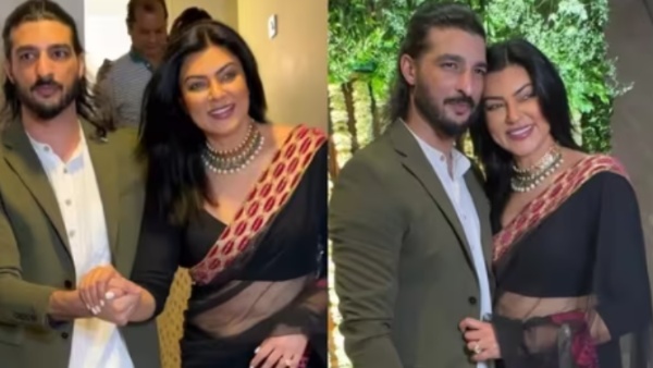 Sushmita Sen का हाथ छोड़ने को तैयार नहीं एक्स BF, चिपककर खिंचवाई फोटो तो लोगों ने पूछा-'ललित अंकल कहां हैं'