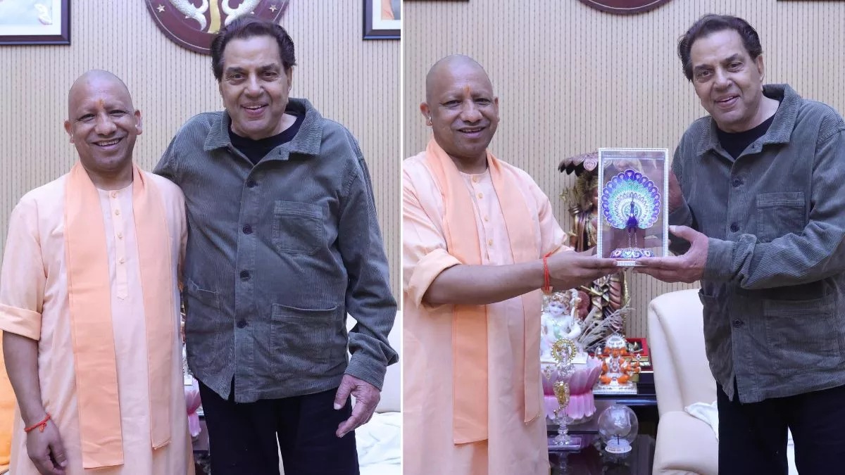 उत्तर प्रदेश के सीएम Yogi Adityanath से मिले धर्मेंद्र, सामने आईं ये लेटेस्ट तस्वीरें