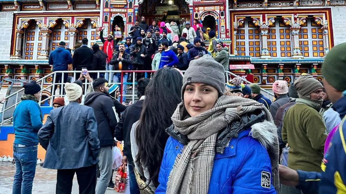 शहनाज गिल ने किए बद्रीनाथ धाम के दर्शन, सोशल मीडिया पर शेयर कीं तस्वीरें