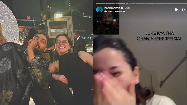 badshah, hania aamir 