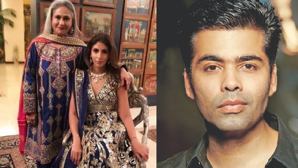 karan johar, shweta bachchan, jaya bachchan