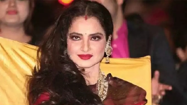 Rekha, dhanlaxmi, tej sapru Rekha, dhanlaxmi, tej sapru