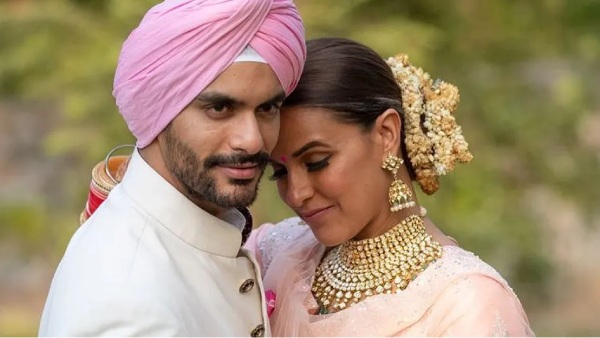 Neha dhupia, angad bedi