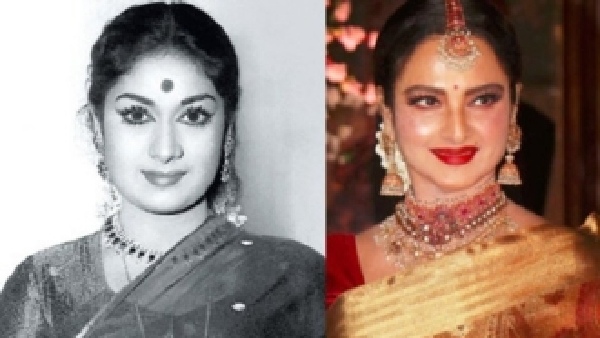 Rekha step mother mahanati savitri