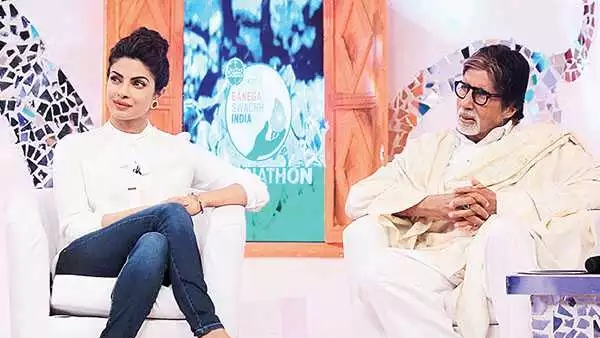 Priyanka Chopra, Amitabh Bachchan Priyanka Chopra, Amitabh Bachchan
