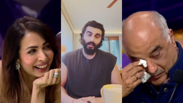 Arjun Kapoor ने अपने पिता बोनी कपूर को रुलाया, पास बैठी होने वाली बहू Malaika Arora लगीं मुस्कुराने