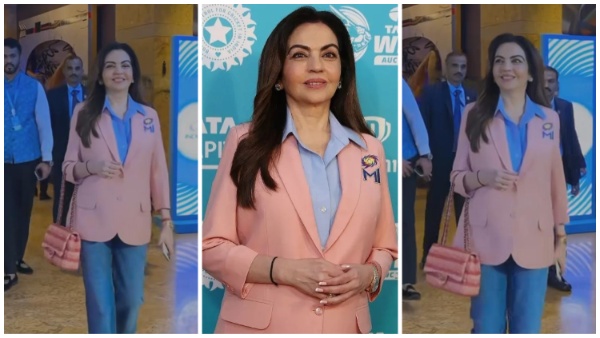 Nita Ambani: WPLनिलामी में मुकेश अंबानी की पत्नी के लुक पर टिकी सबकी नजरें,बैग की कीमत ने उड़ाए होश