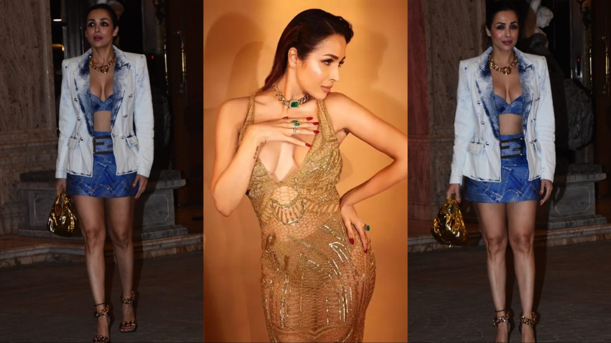 ढलती उम्र में भी Malaika Arora की हॉटनेस नहीं हो रही कम, पहनी छोटी सी स्कर्ट और भर-भरकर दिखाया क्लीवेज