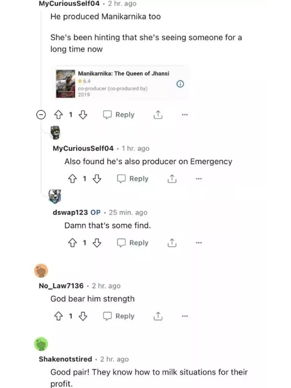 Kangana Ranaut, Nishant Pitti