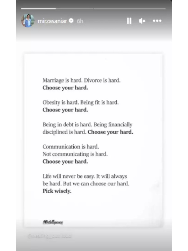 Shoaib Malik, Sania Mirza