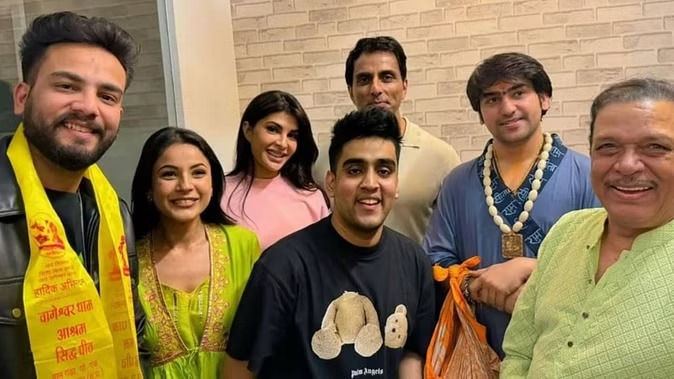 पंडित धीरेंद्र शास्त्री से मिले सोनू सूद समेत ये सितारे, हाथ जोड़कर किया बाबा का स्वागत