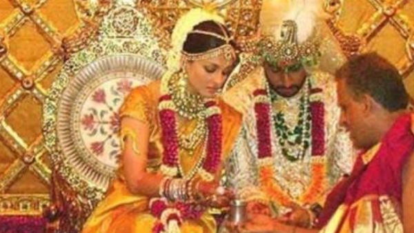 Aishwarya Rai Wedding Saree Worth 75 Lakh