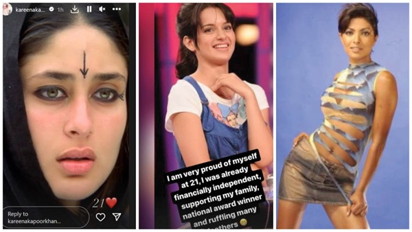 Kangana Ranaut, Kareena Kapoor Khan, Priyanka Chopra