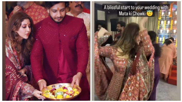 माता की चौकी से शुरू हुईं सोनारिका भदौरिया की शादी की रस्मे
