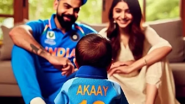 Virat Kohli, Anushka Sharma, Vamika Kohli, Akaay Kohl
