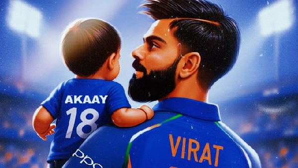 Virat Kohli, Anushka Sharma, Vamika Kohli, Akaay Kohl