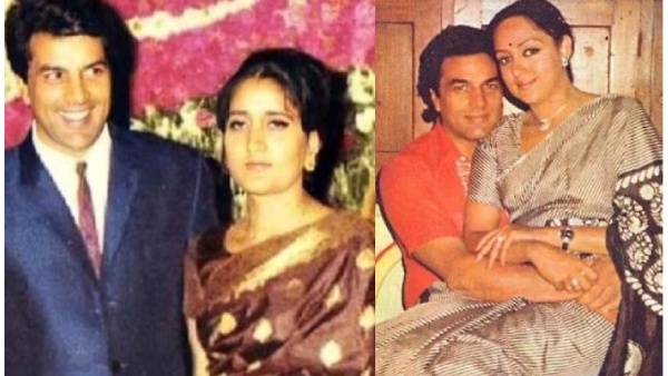 Dharmendra, Prakash Kaur, Hema Malini 