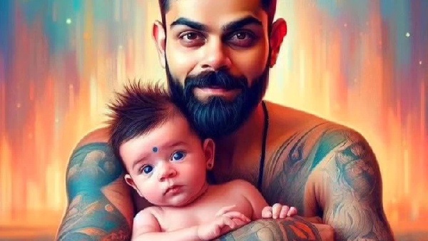 Virat Kohli, Anushka Sharma, Vamika Kohli, Akaay Kohl