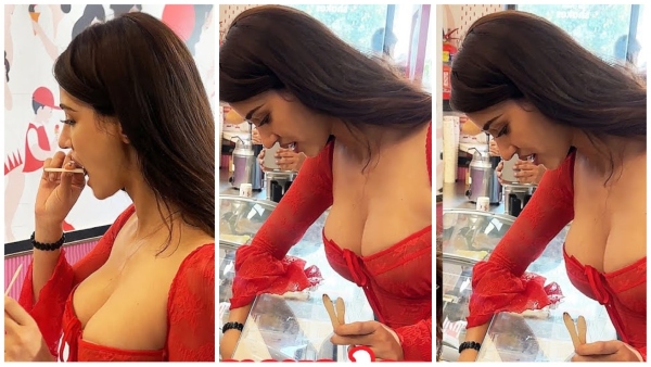 Disha Patani Ice Cream Parlour Video